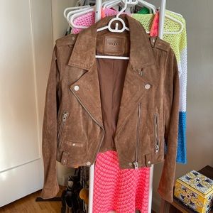 BLANK NYC TAN LEATHER JACKET